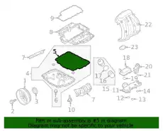 seal ring 0PB115625A PORSCHE