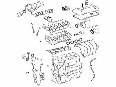 GASKET KIT, ENGINE 0411224060 TOYOTA / LEXUS