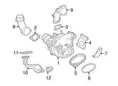 ELBOW, COMPRESSOR 1727536010 TOYOTA / LEXUS