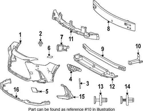 EXTENSION SUB-ASSY, 52102-42100 TOYOTA / LEXUS