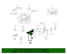 Ручка двери TOYOTA / LEXUS 6760648010C0