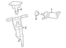 NOZZLE, FR WASHER, 8538124010J1 TOYOTA / LEXUS