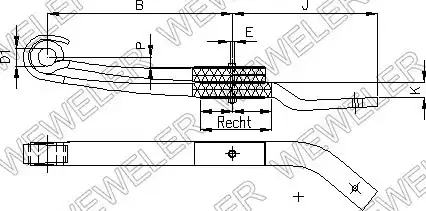 F023T362ZR75 Рессора WEWELER
