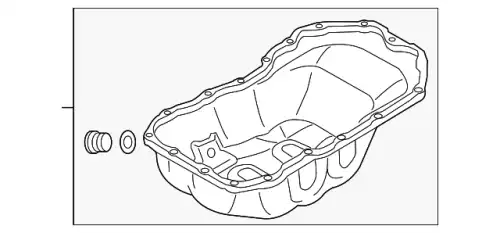 Поддон картера двигателя MAZDA PYFA10400