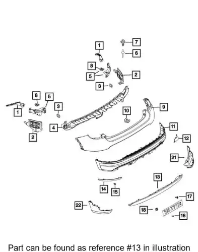 FASCIA 6VM43TZZAA CHRYSLER