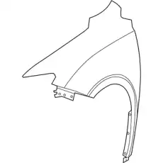 FENDER 68372877AC CHRYSLER