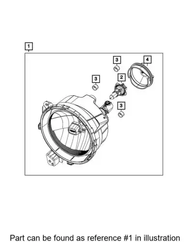 Фара CHRYSLER 55112872AG