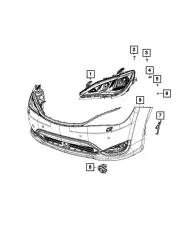 Фара CHRYSLER 68370844AD