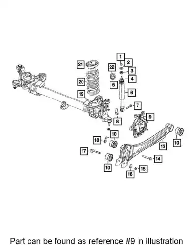 KNUCKLE 68449576AA CHRYSLER