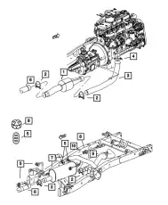 MUFFLER 52121604AB CHRYSLER