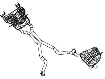 MUFFLER 68276641AB CHRYSLER