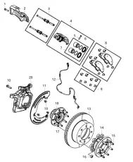 PAD KIT 68461656AA CHRYSLER