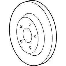 Тормозной диск CHRYSLER 68240048AB ,