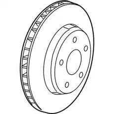 Тормозной диск CHRYSLER 68462619AA ,