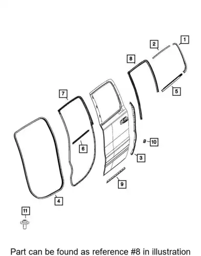 SEAL 68285725AF CHRYSLER