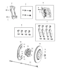 Датчик ABS CHRYSLER 68394210AD