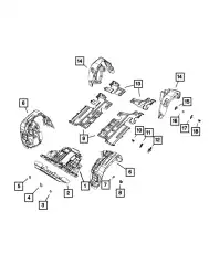 Подкрылок CHRYSLER 68431658AA