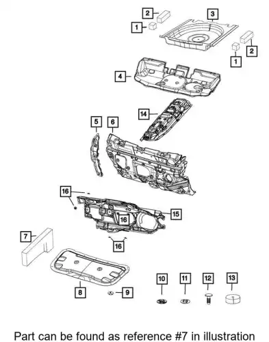SILENCER 68438740AA CHRYSLER