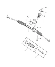 TIE ROD E 68440380AA CHRYSLER
