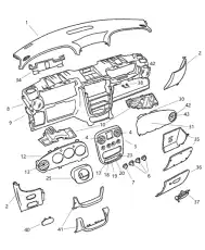 Переключатель подрулевой CHRYSLER 04671671AC