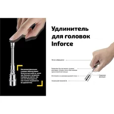 06-07-10 Inforce Набор инструментов 94 предмета 1/2 ' & 1/4' 06-07-10