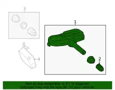 ДАТЧИК ДАВЛЕНИЯ 42607-12020 TOYOTA / LEXUS