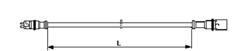 Датчик ABS WABCO 449 712 051 0