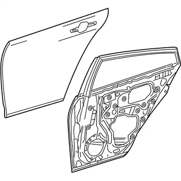 PANEL SUB-ASSY RR 67004-47211 TOYOTA / LEXUS