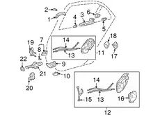 Ручка двери TOYOTA / LEXUS 6921050060B1