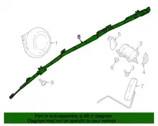Подкрылок MAZDA KB7W-57-KN0D