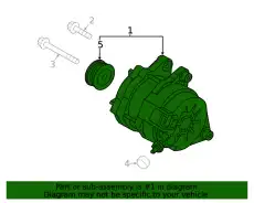 ALTERNATOR PAF1-18-300A MAZDA