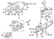 BOLT 9YA4-10-842 MAZDA