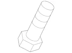 BOLT, FLANGE BLACK COLOR 9979-60-630B MAZDA