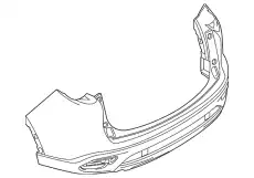 BUMPER,REAR TK48-50-221D-BB MAZDA