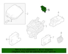 FUSE BDGH-67-S99 MAZDA