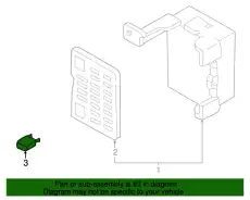 FUSE 20 AMP ( ATO BLADE ) 0000-11-020A MAZDA