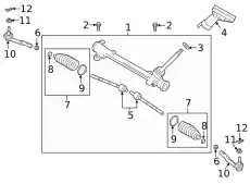 GEAR,STEERING BCKA-32-110B MAZDA