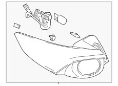 LAMP(R),RR COMB. TK50-51-150B MAZDA
