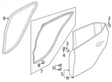 PANEL(L),OUT.-R.DOOR BCJH-73-031B MAZDA