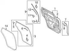 PANEL(L),OUT.-R.DOOR TK48-73-031A MAZDA