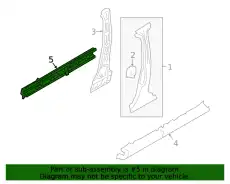 PANEL(L),SIDE SILL BCJH-54-950A MAZDA