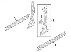 PANEL(L),SIDE SILL BCJH-54-950A MAZDA
