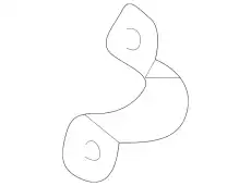 PLATE,RR STABILIZER T001-28-155 MAZDA