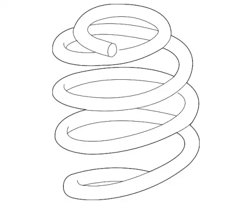 SPRING,COIL-FRONT GJS2-34-011F MAZDA