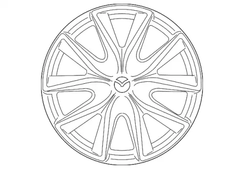 WHEEL,DISK-TEMPORARY 9965-26-7090 MAZDA