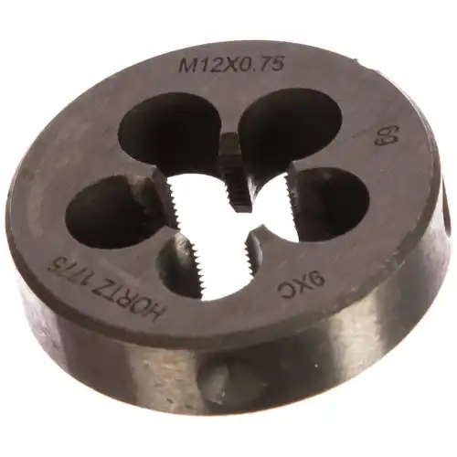 124 Плашка М 12 х0.75 9ХС HORTZ 204020