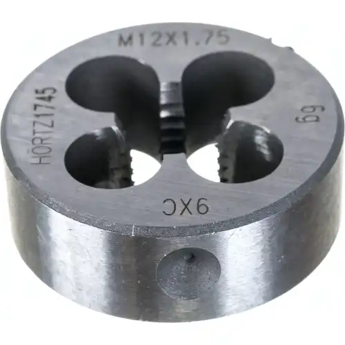 124 Плашка М 12 х1.75 9ХС HORTZ 204024
