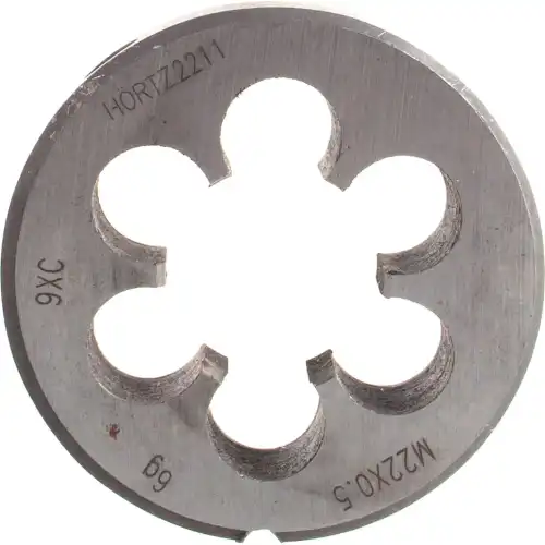 266 Плашка М 22 х0.5 9ХС HORTZ 204051