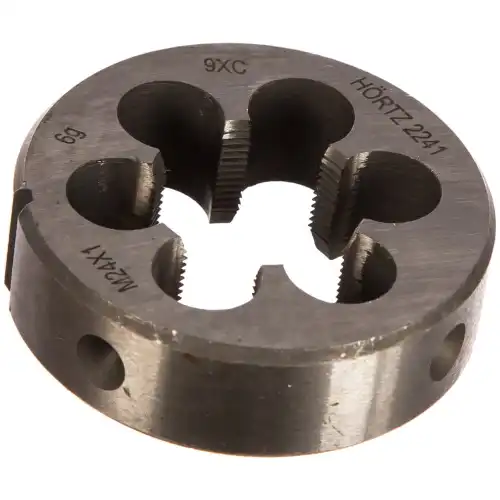 266 Плашка М 24 х1 9ХС HORTZ 204058