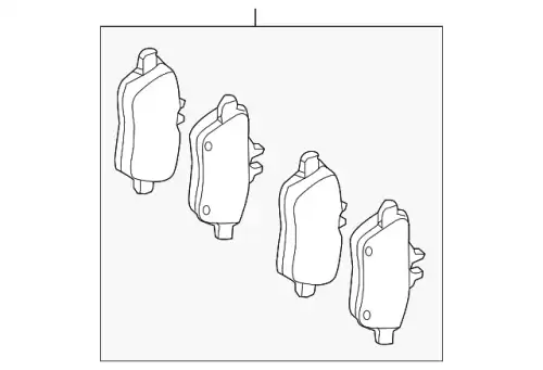 Тормозные колодки дисковые MB 000 420 45 02